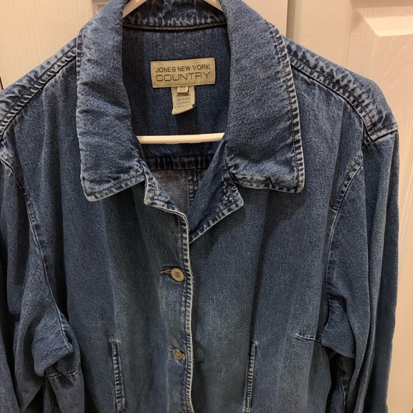 Jones New York Jackets & Coats | Denim Jacket 2x | Poshmark